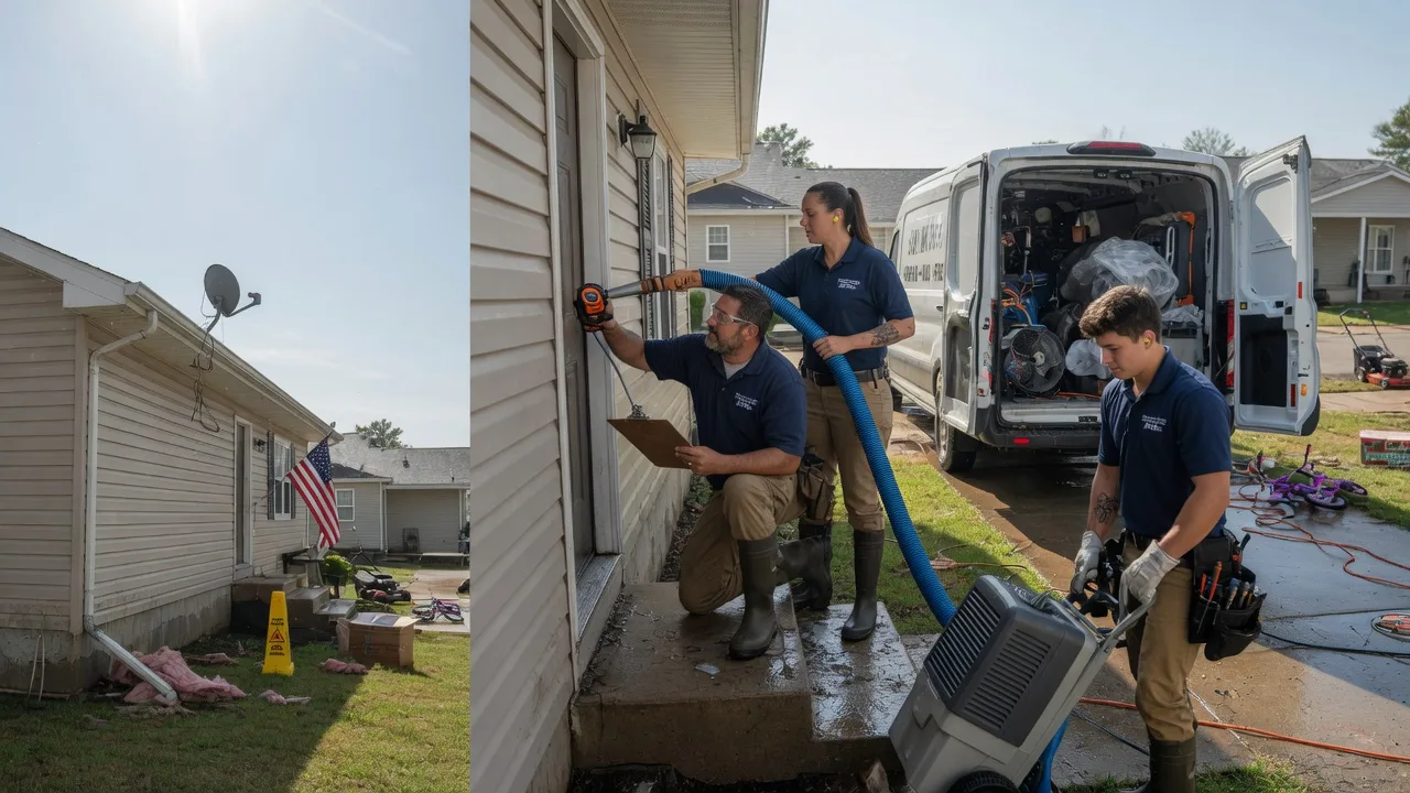 Ceiling Water Damage Restoration in Hurricane Mills, TN near me